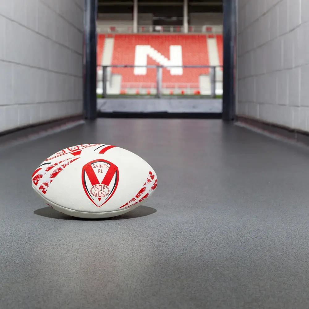 Altro Atlas 40 heavy-duty safety flooring at St Helens RLFC